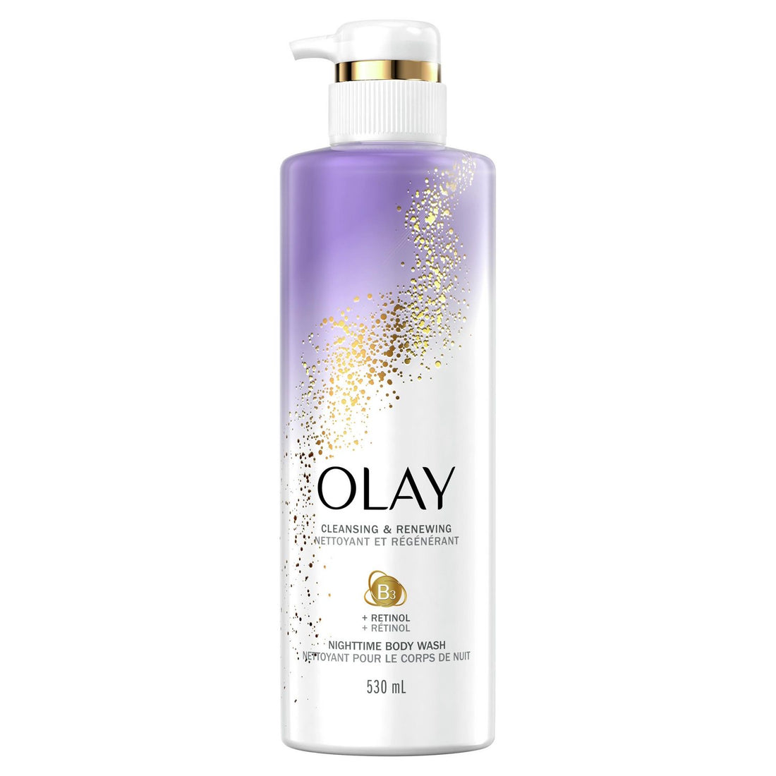 Olay Cleansing and Renewing Nighttime Body Wash Vitamin B3 and Retinol