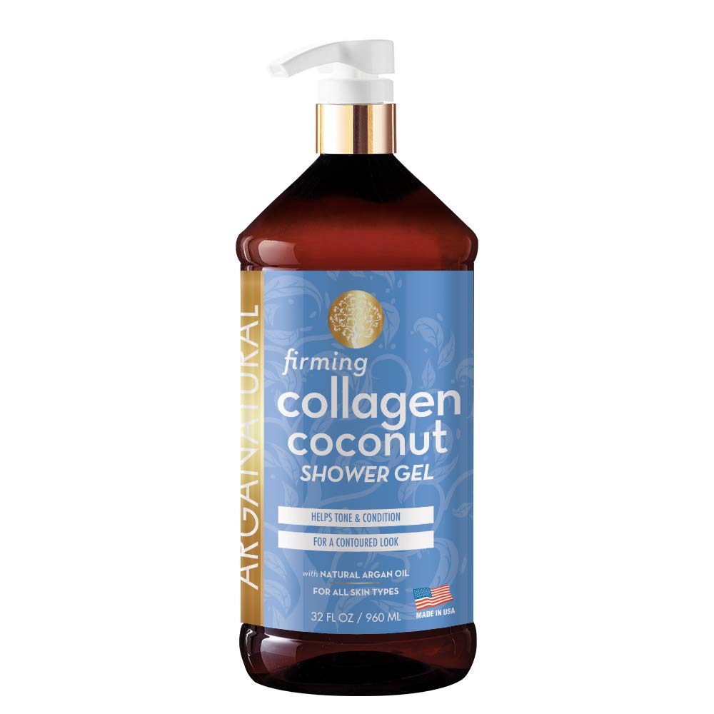 ARGANATURAL Firming Collagen Coconut Shower Gel 32 FL OZ