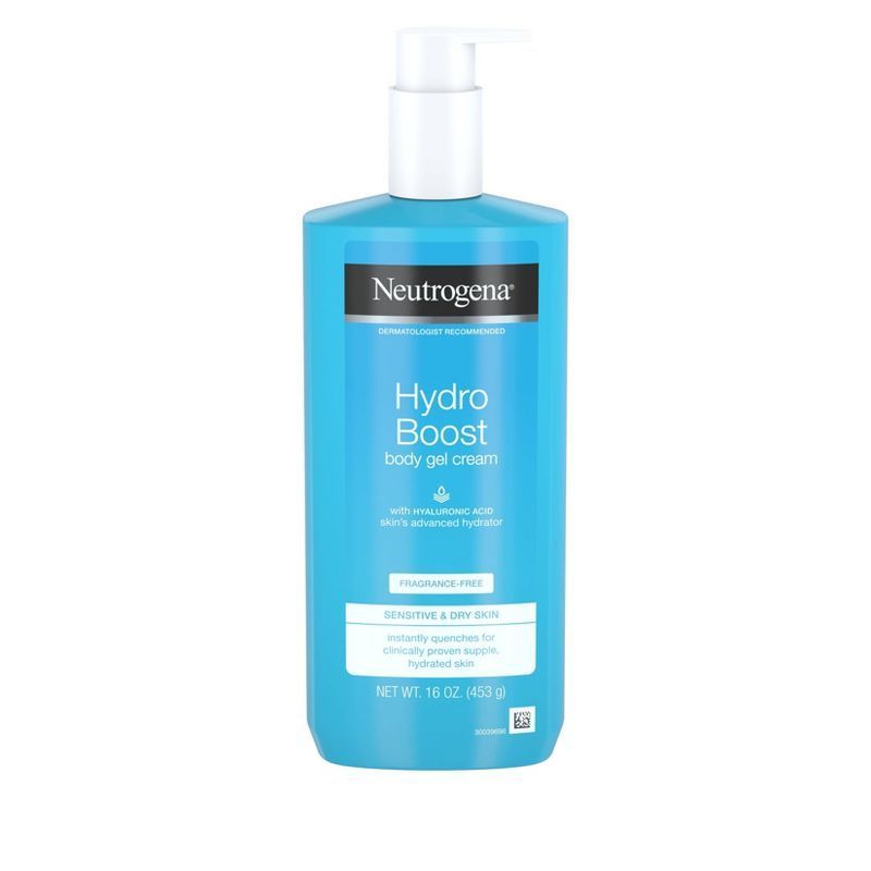 Neutrogena Hydro Boost Body Gel Cream, Fragrance-Free, 16 oz